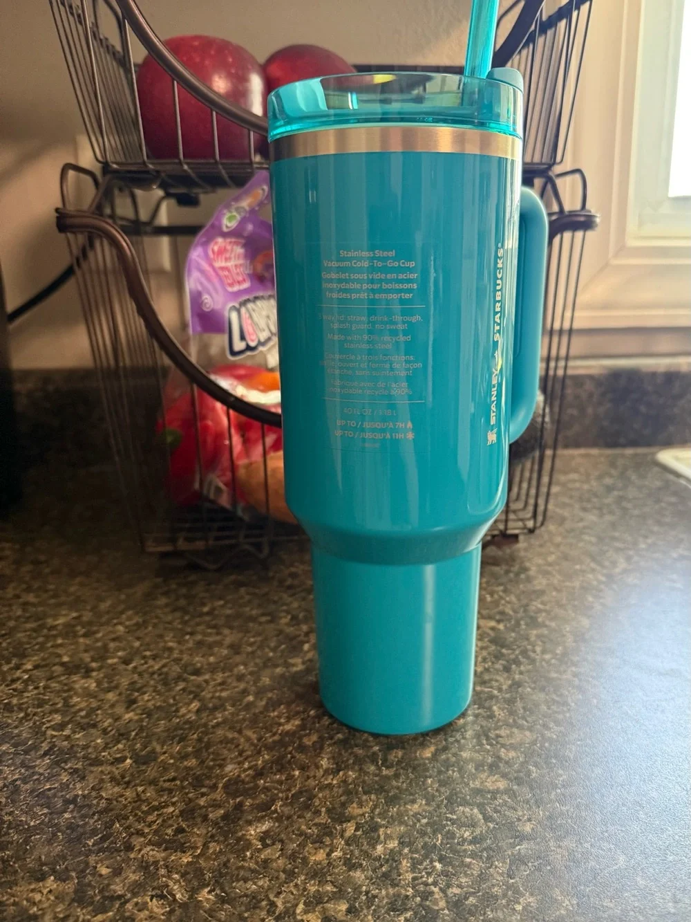 Starbucks x Stanley  Blue 40oz Tumbler NEW - Picture 2 of 3